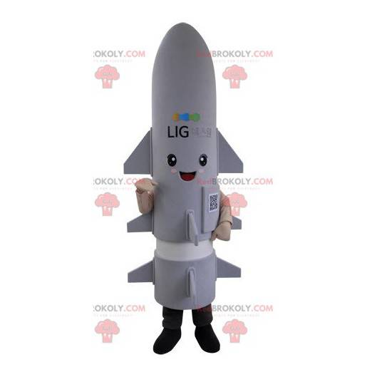 Gigante grigio mascotte missile razzo - Redbrokoly.com