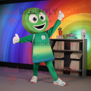 Green Rainbow maskot...