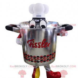 Giant stainless steel color cooker champagne seal mascot -