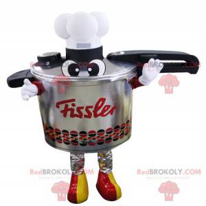 Pressure cooker mascot. Kitchen mascot - Redbrokoly.com