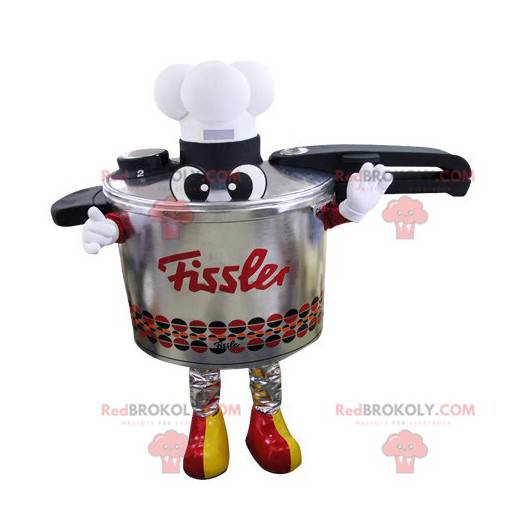 Pressure cooker mascot. Kitchen mascot - Redbrokoly.com