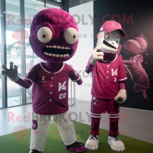 Magenta Zombie mascotte...