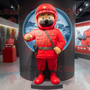 Red Army Soldier maskot...