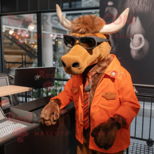 Rust Moose mascotte kostuum...