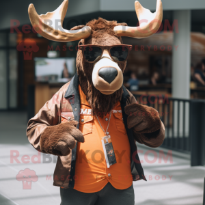 Rust Moose mascotte kostuum...