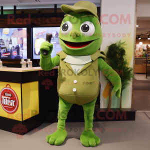 Olive Green Beer mascotte...