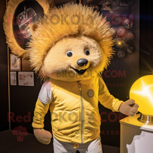 Gold Porcupine maskot...