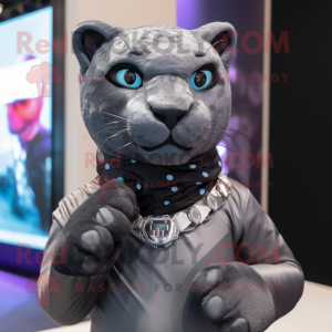 Silver Panther maskot...