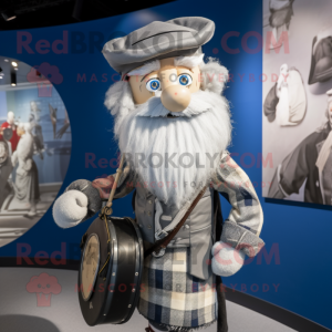 Sølv sækkepibe maskot...