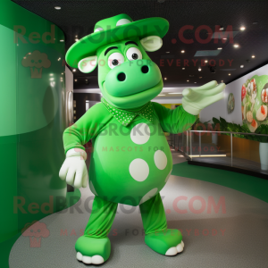 Green Cow mascotte kostuum...