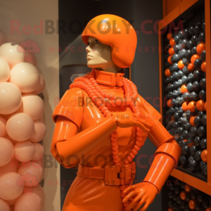 Orangefarbener Gi-Joe...