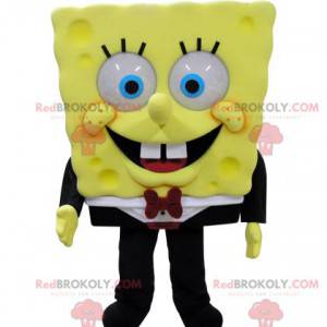 Mascot Bob Esponja personaje de dibujos animados famoso -