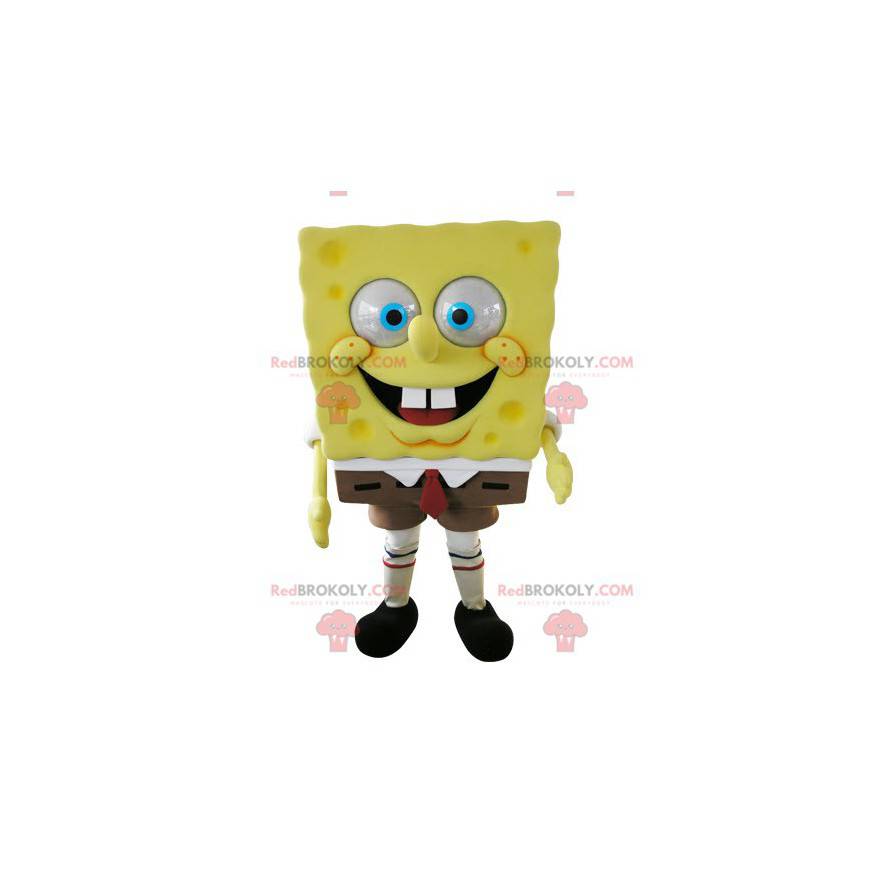 Mascot SpongeBob famoso personaggio dei cartoni animati -