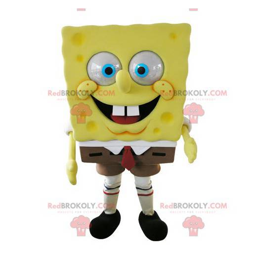 Mascot SpongeBob famoso personaggio dei cartoni animati -