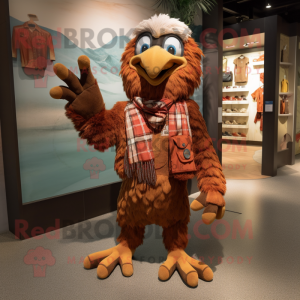 Rust Eagle mascotte kostuum...