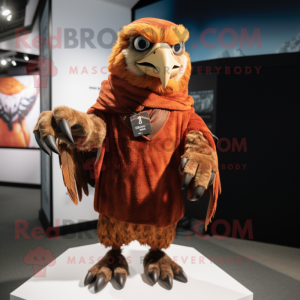 Rust Eagle maskot kostume...