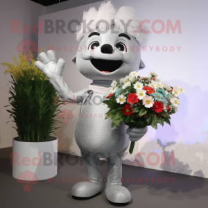 Silver Bouquet Of Flowers...