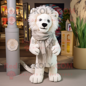 White Lion maskot kostym...