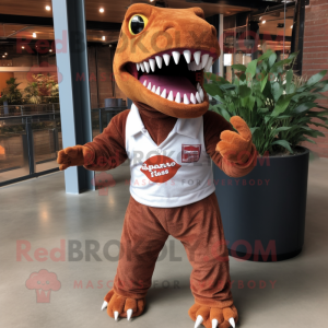 Rust Tyrannosaurus mascotte...