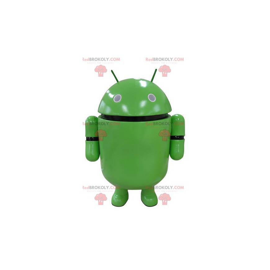 Mascote do robô verde. Mascote Android - Redbrokoly.com