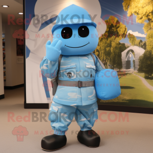 Sky Blue Army Soldier...