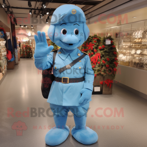 Sky Blue Army Soldier...