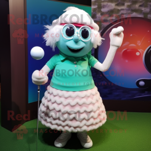  Golf Ball maskot drakt...