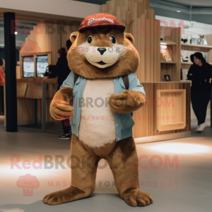  Beaver maskot kostume...