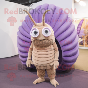 Lavendel Trilobite maskot...