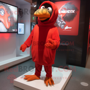 Red Crow maskot kostume...