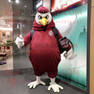 Maroon Pigeon mascotte...