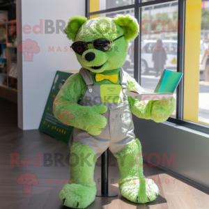 Lime Green teddybeer...