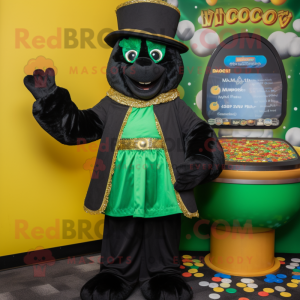 Sort Pot Of Gold maskot...