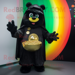 Sort Pot Of Gold maskot...