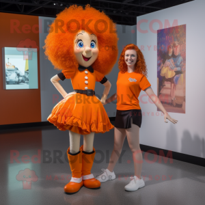 Orangefarbener Irish Dancer...