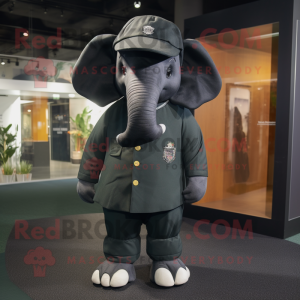 Black Elephant mascotte...