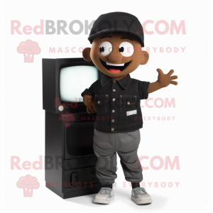 Black Television mascotte...