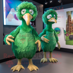 Waldgrüner Dodo-Vogel...