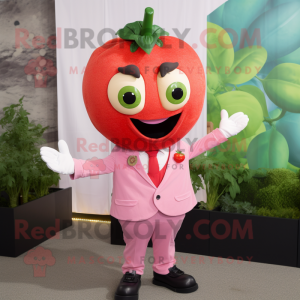 Pink Tomato Maskottchen...