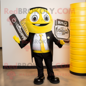 Yellow Soda Can mascotte...