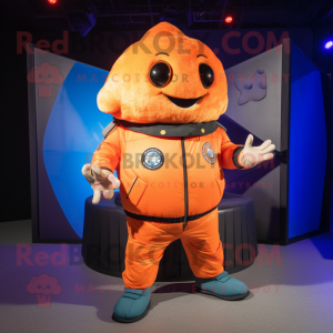 Orange Ray mascotte kostuum...