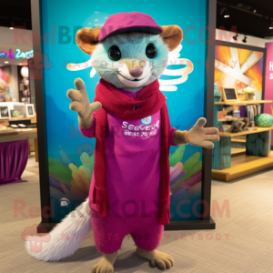 Magenta Weasel mascotte...