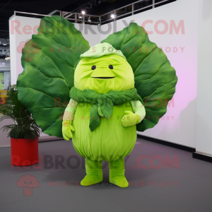 Lime Green Cabbage Leaf...