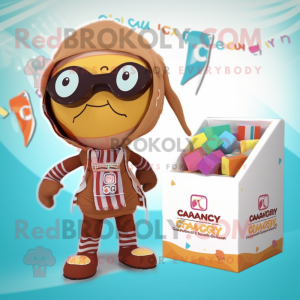 Tan Candy Box Maskottchen...