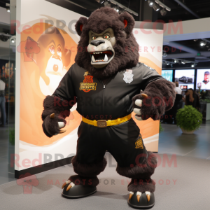 Black Bison mascotte...