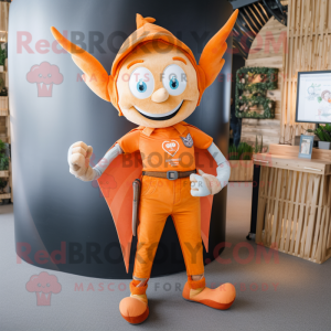 Orange Tooth Fairy mascotte...