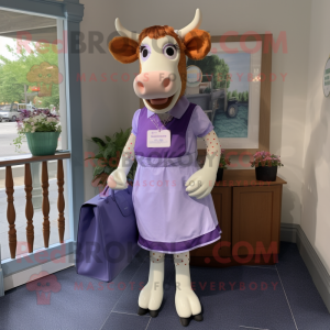 Lavender Guernsey Cow...