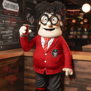 Roter Guinness Maskottchen...
