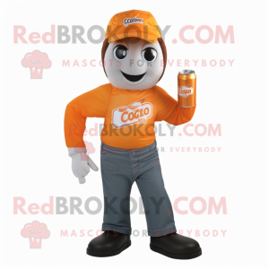 Orange Soda Can mascotte...