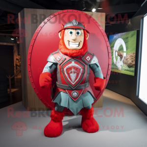 Red Celtic Shield maskot...